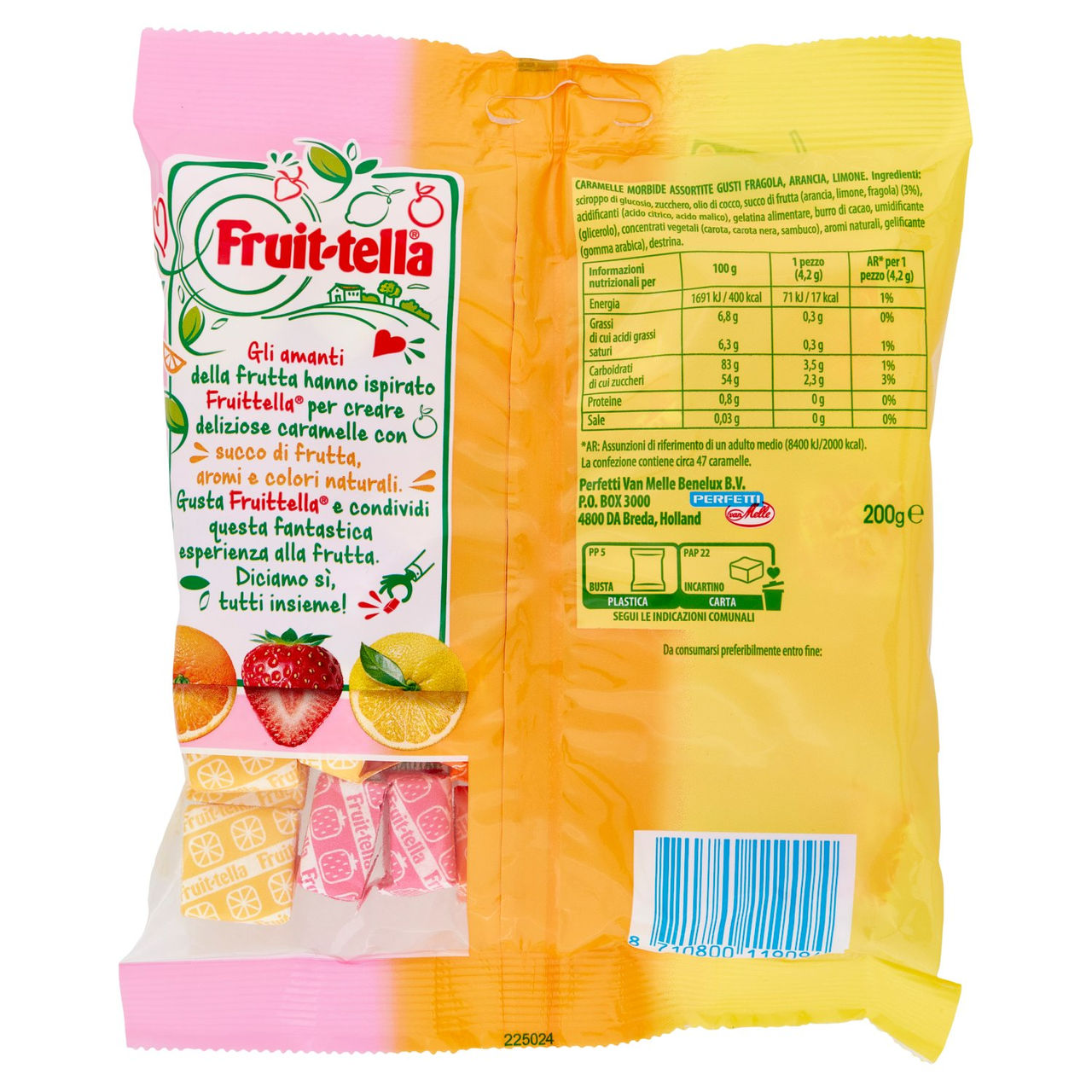 Fruit-tella Fruit Mix 200 g in vendita online