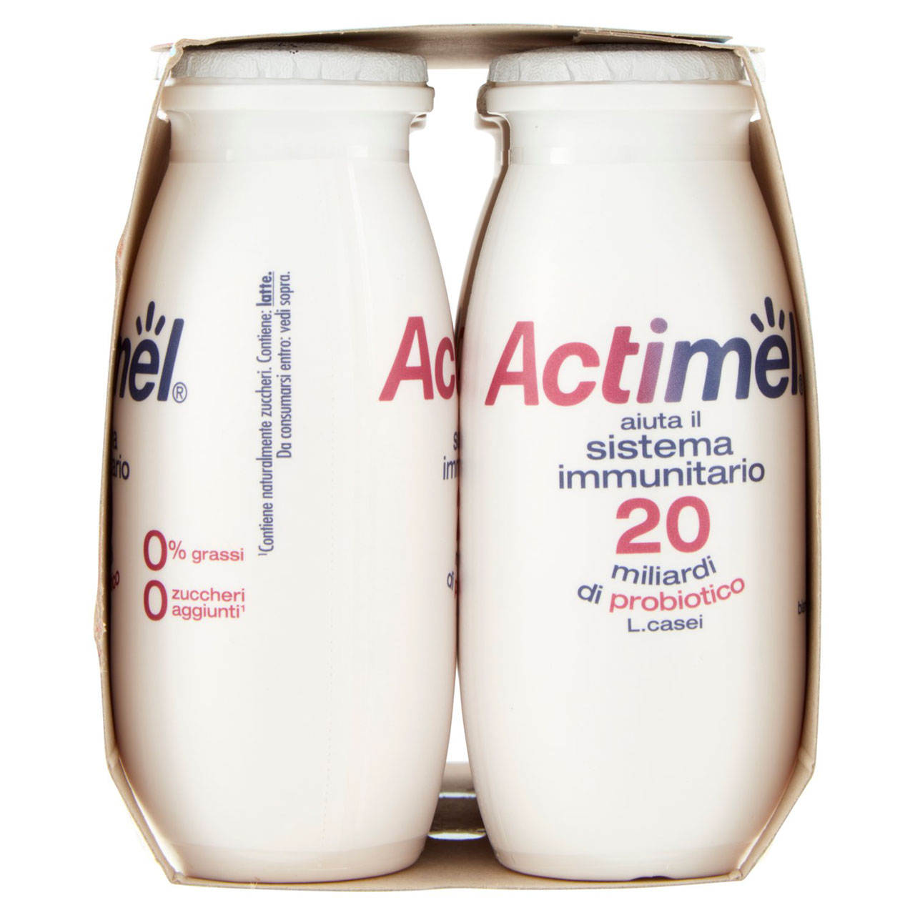 Actimel bianco 0% grassi 6 x 100 g