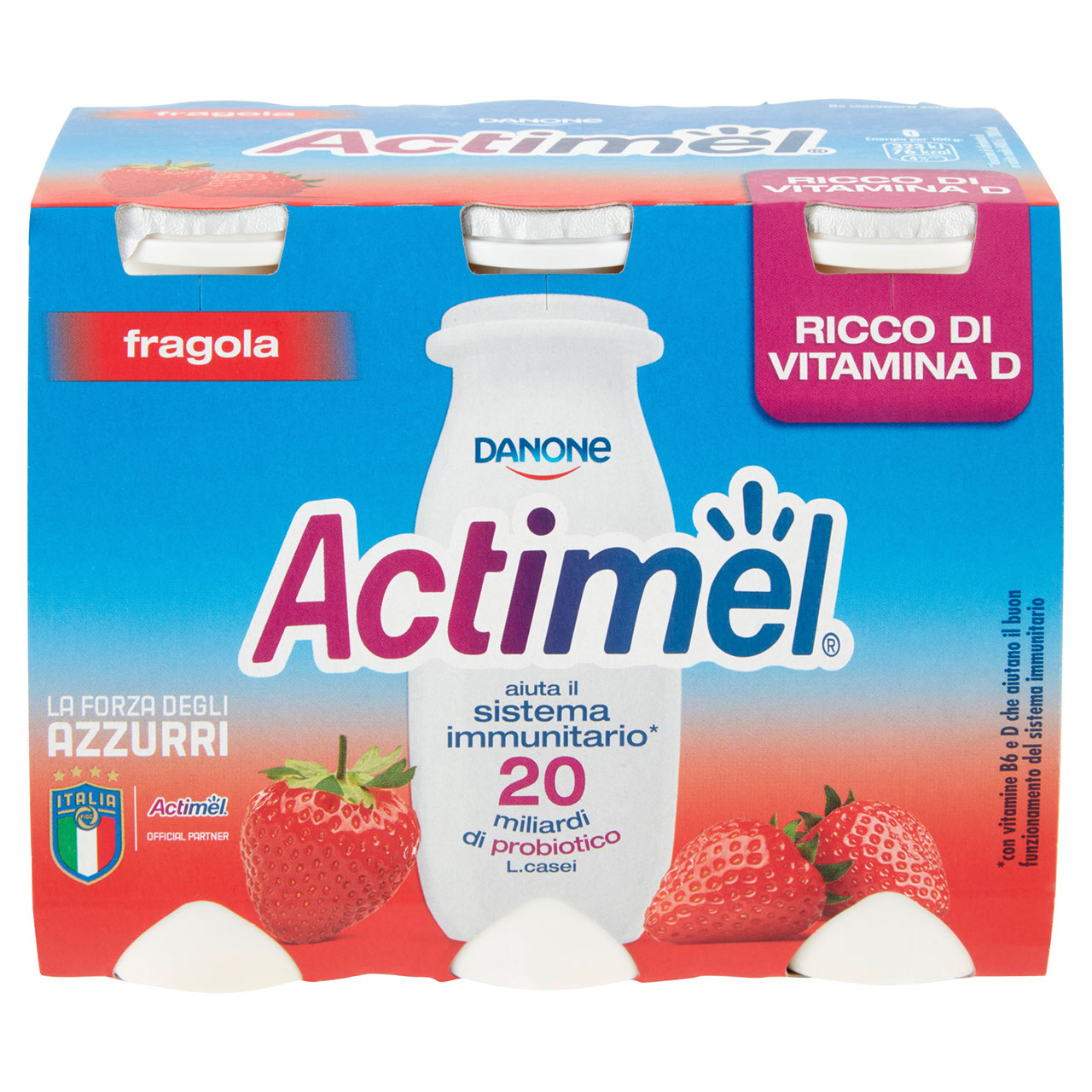 Actimel fragola 6 x 100 g