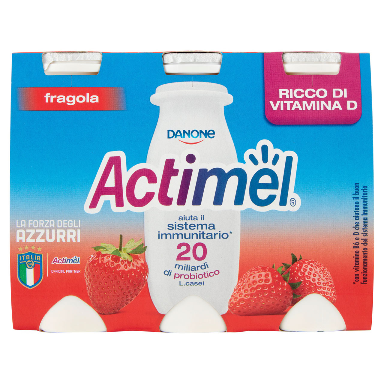 Actimel fragola 6 x 100 g