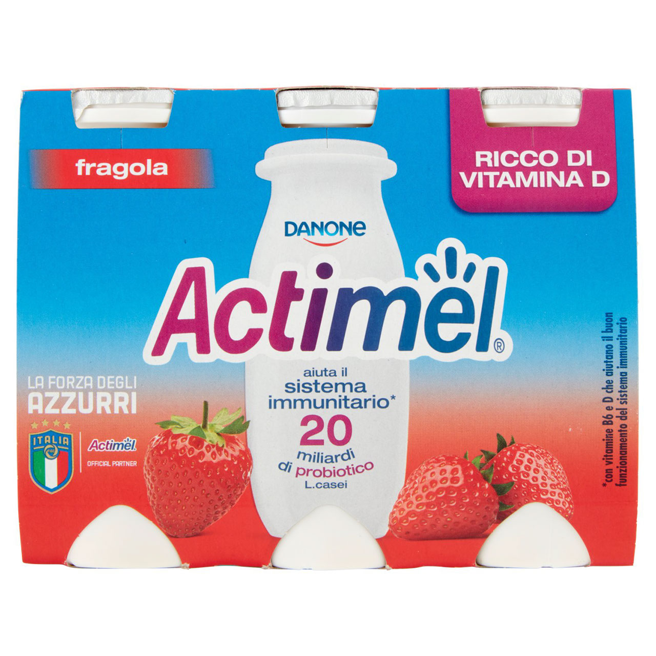 Actimel fragola 6 x 100 g