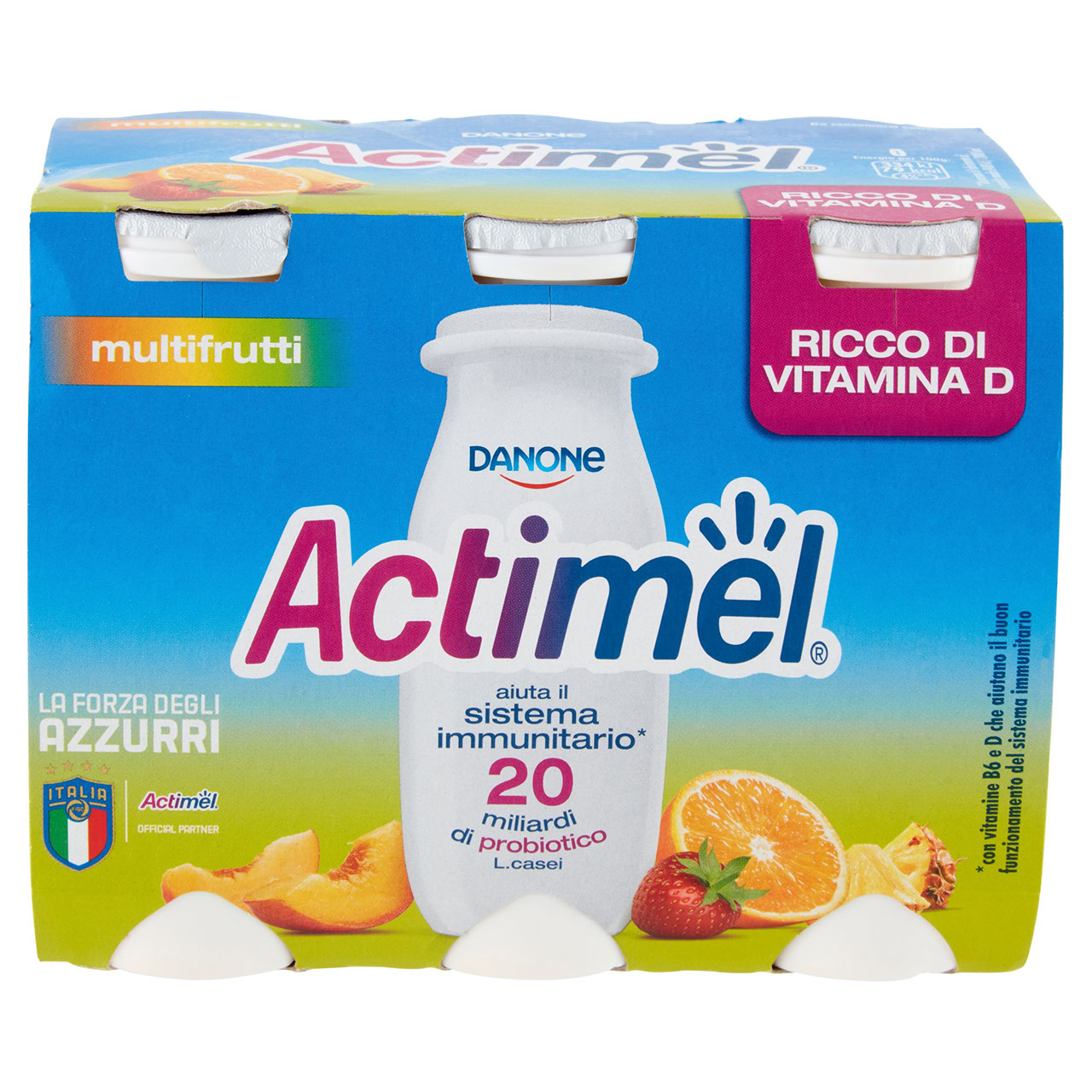 Actimel multifrutti 6 x 100 g