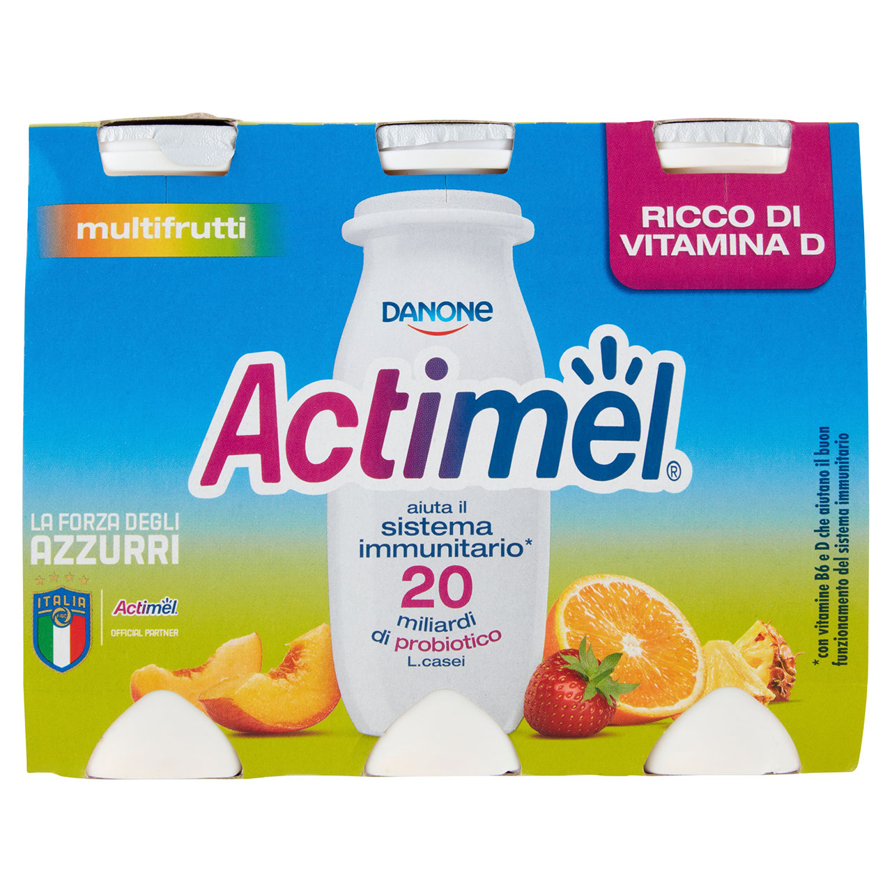 Actimel multifrutti 6 x 100 g