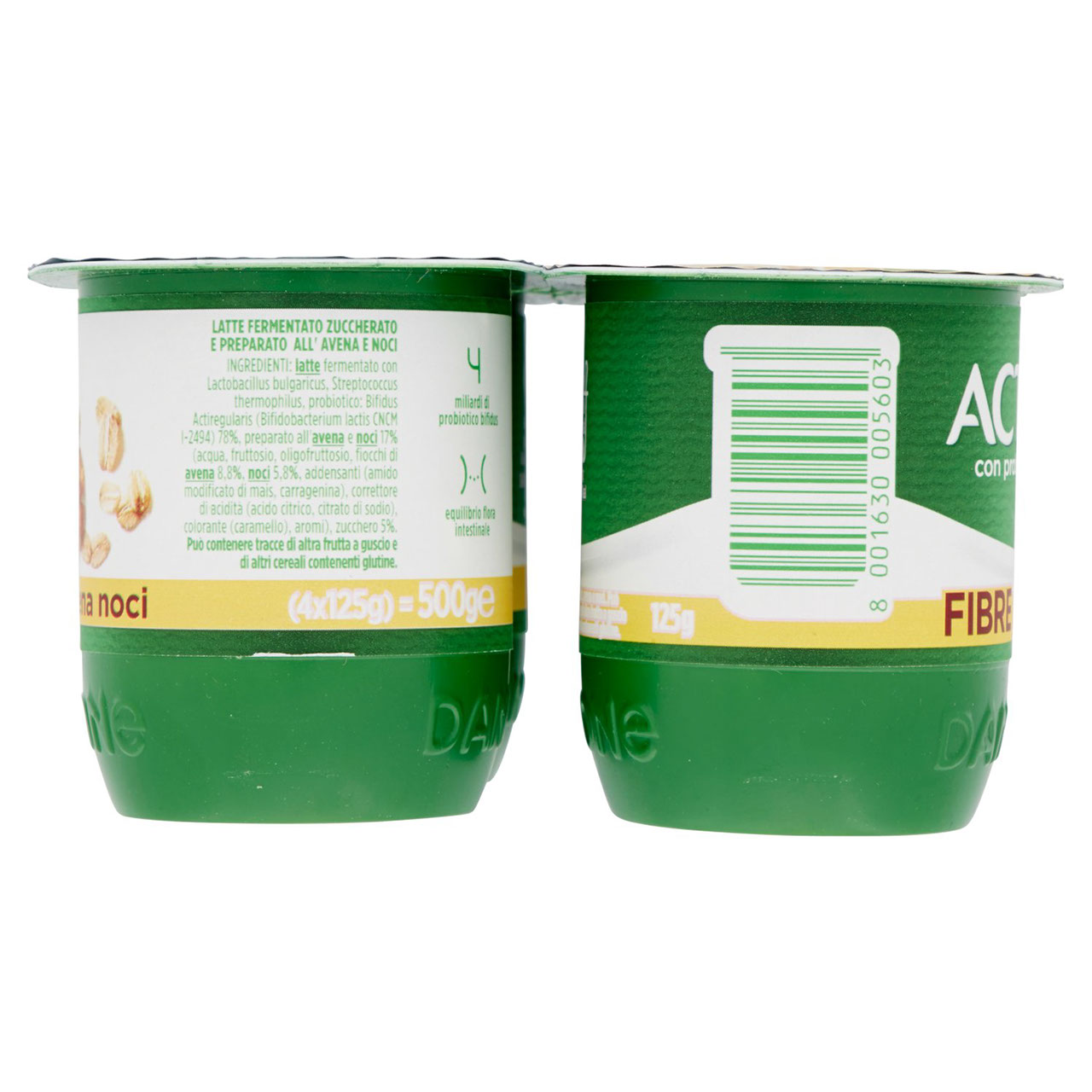 Activia Fibre Avena noci 4 x 125 g