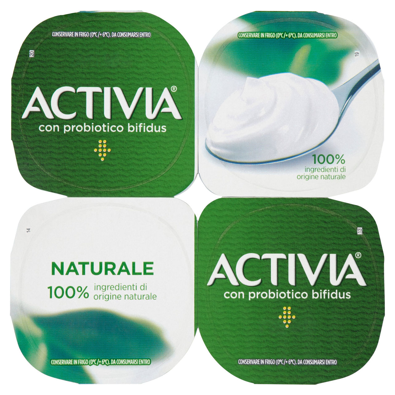 Activia Naturale 4 x 125 g in vendita online