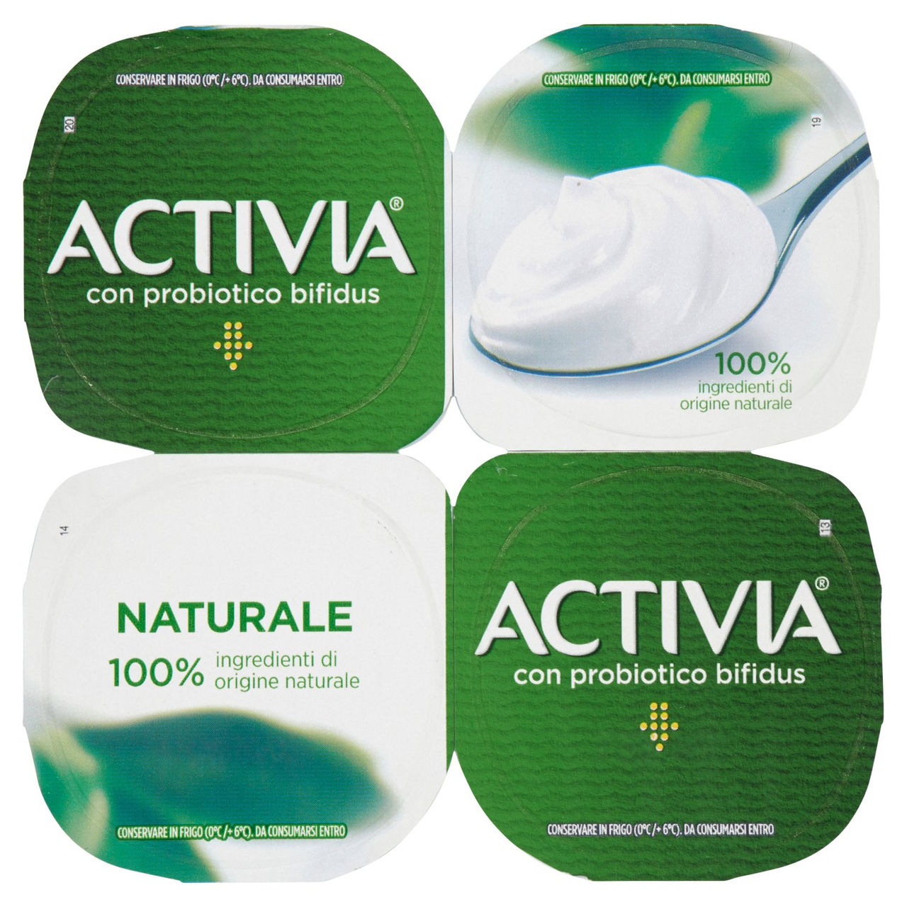 Activia Naturale 4 x 125 g in vendita online