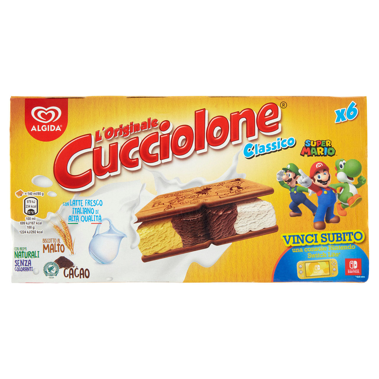 Algida Cucciolone Classico 6 x 80 g