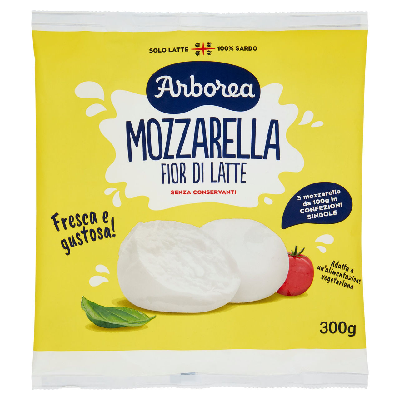 Arborea Mozzarella Fior di Latte 3 x 100 g