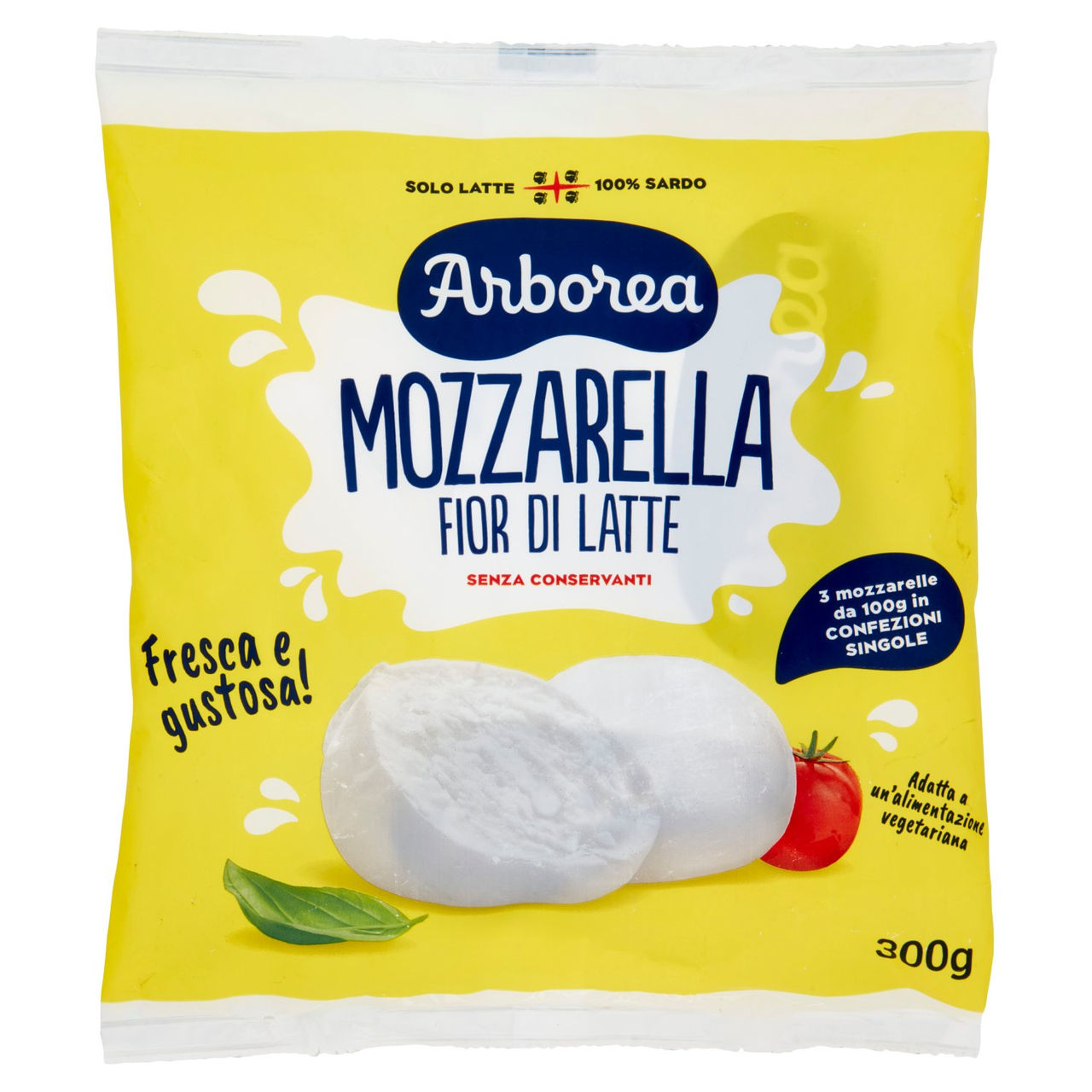 Arborea Mozzarella Fior di Latte 3 x 100 g