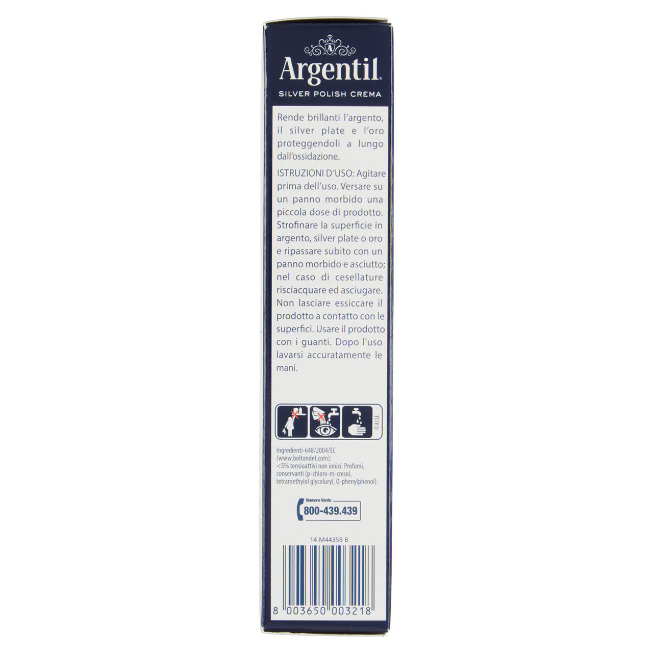 Argentil Silver Polish Crema 150 ml