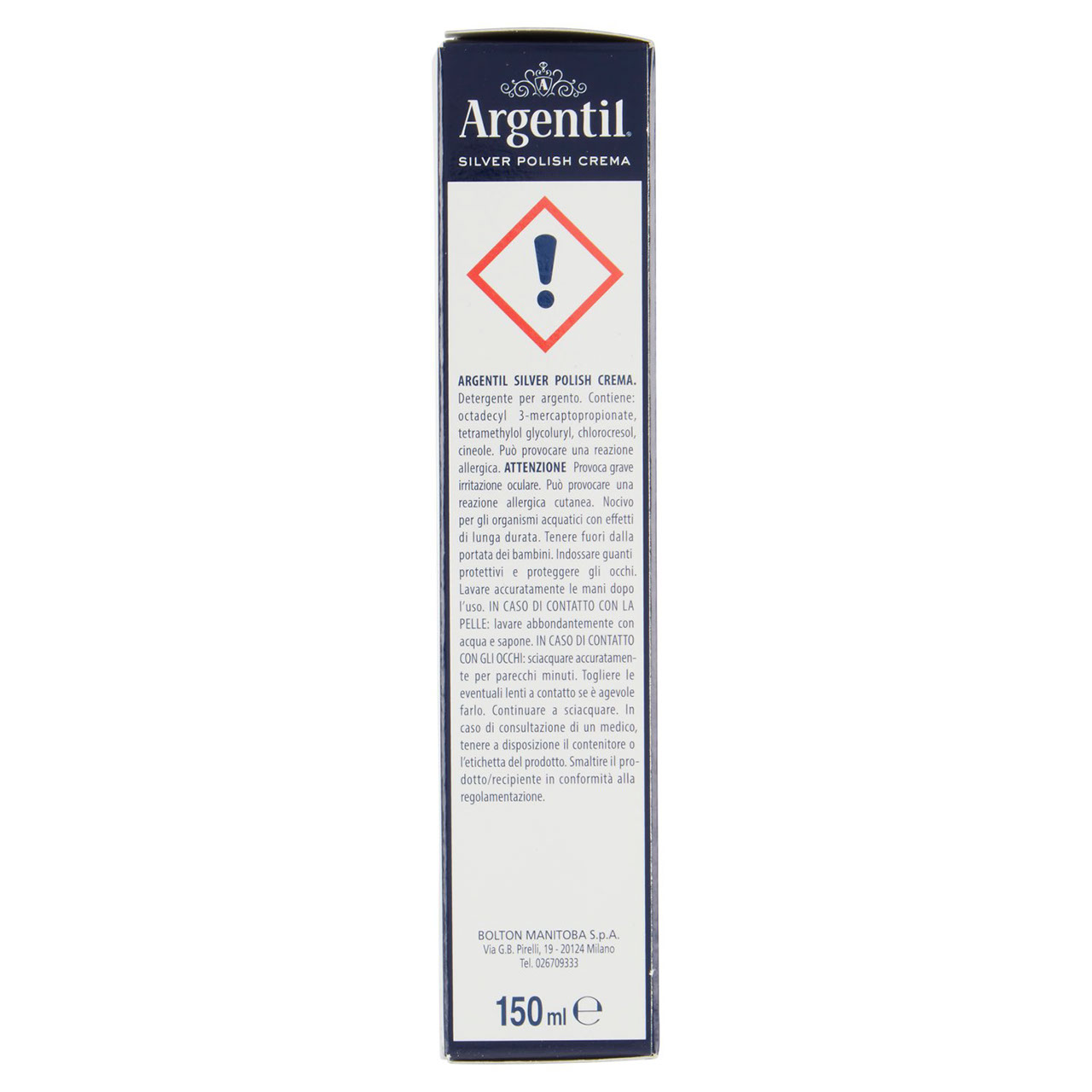 Argentil Silver Polish Crema 150 ml