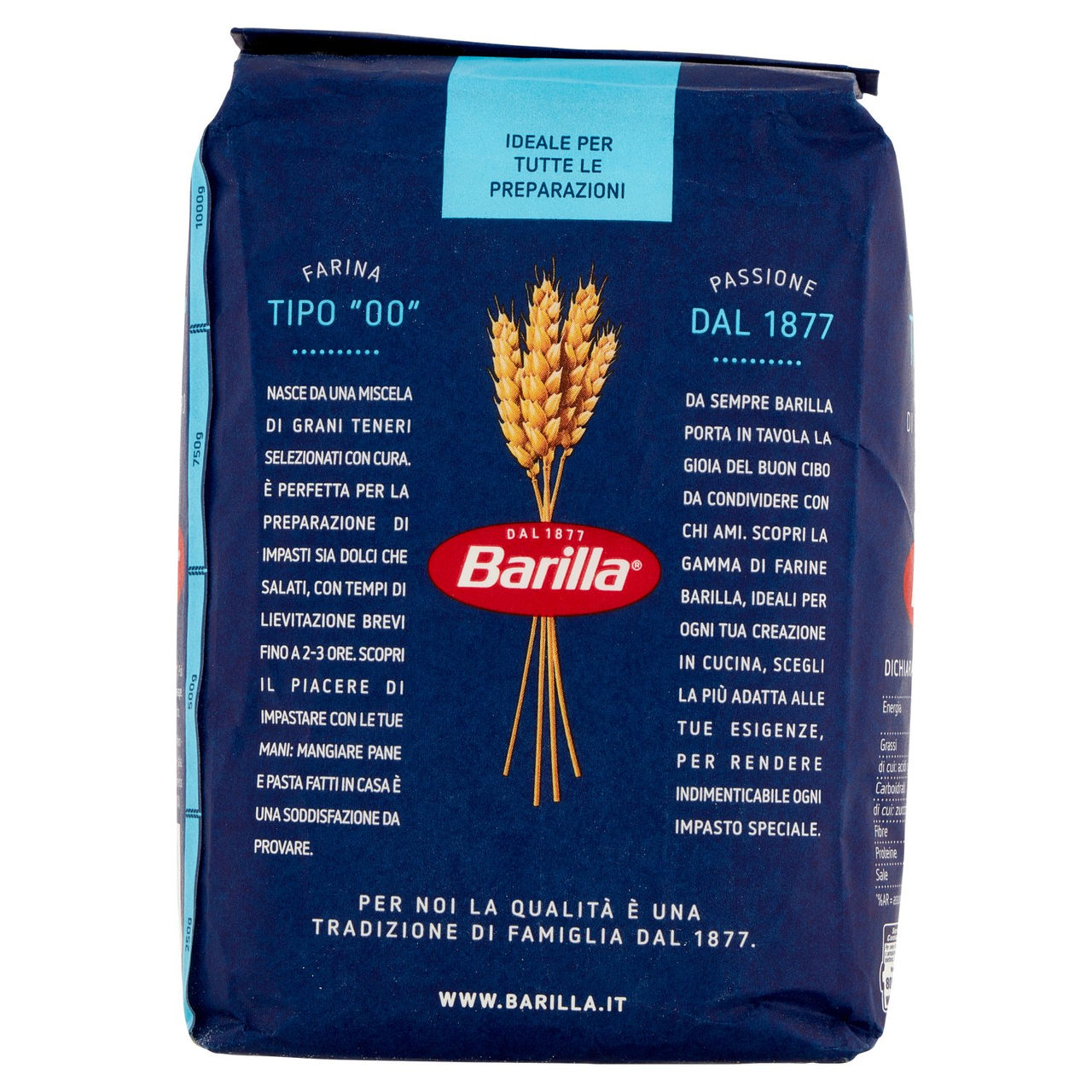 Barilla Farina tipo "00" 1000g in vendita online