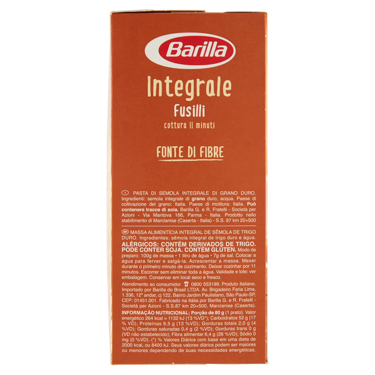 Barilla Integrale Fusilli 500 g in vendita online