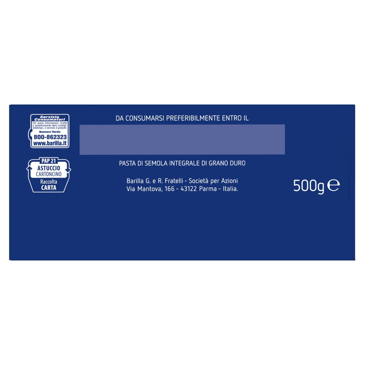 Barilla Integrale Fusilli 500 g in vendita online