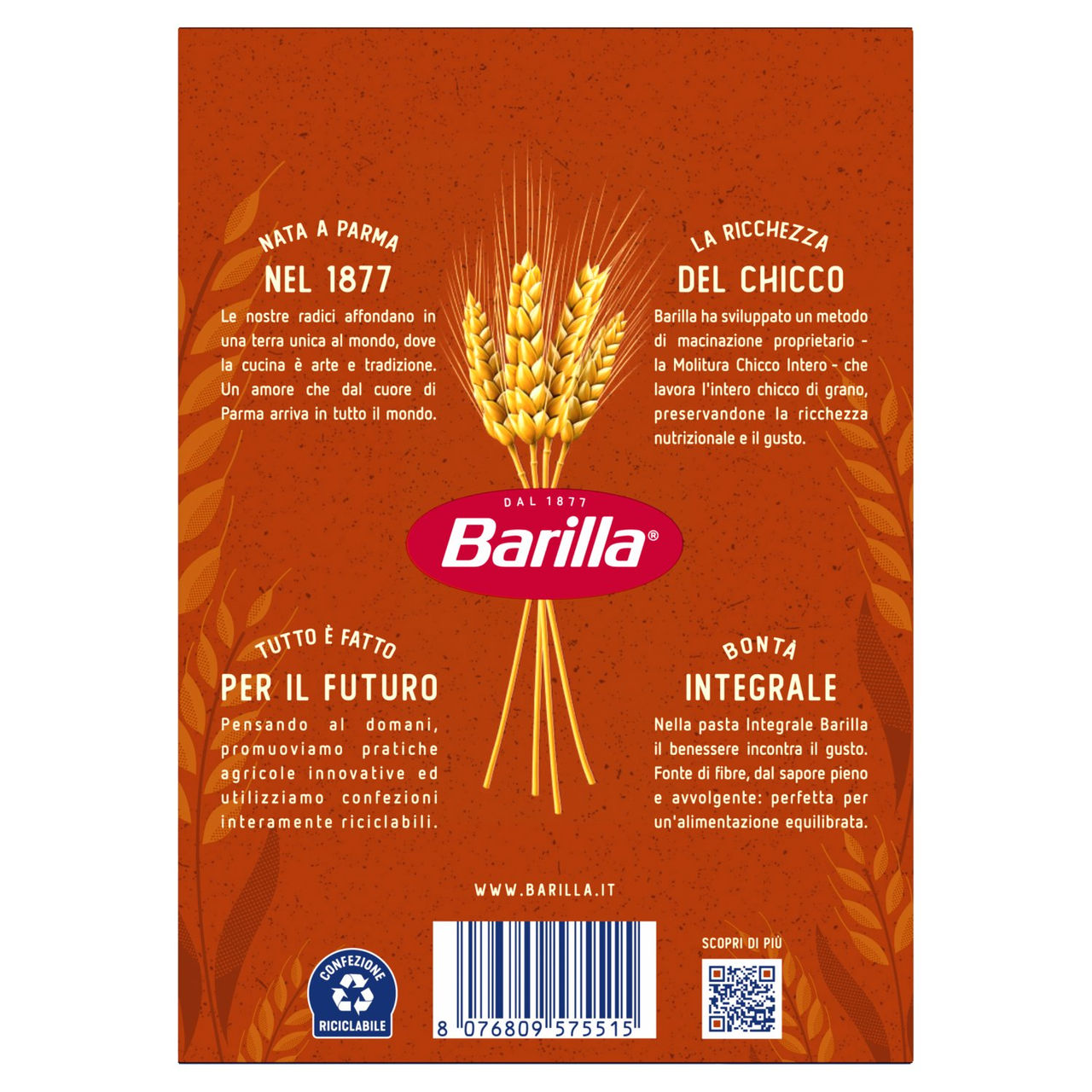 Barilla Integrale Fusilli 500 g in vendita online