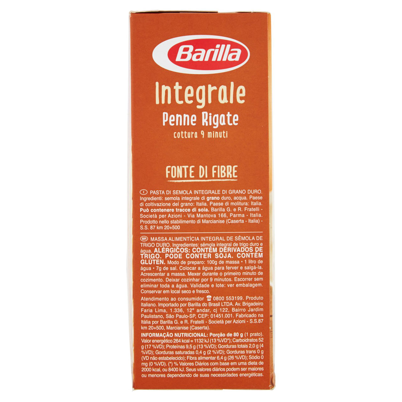 Barilla Integrale Penne Rigate 500 g