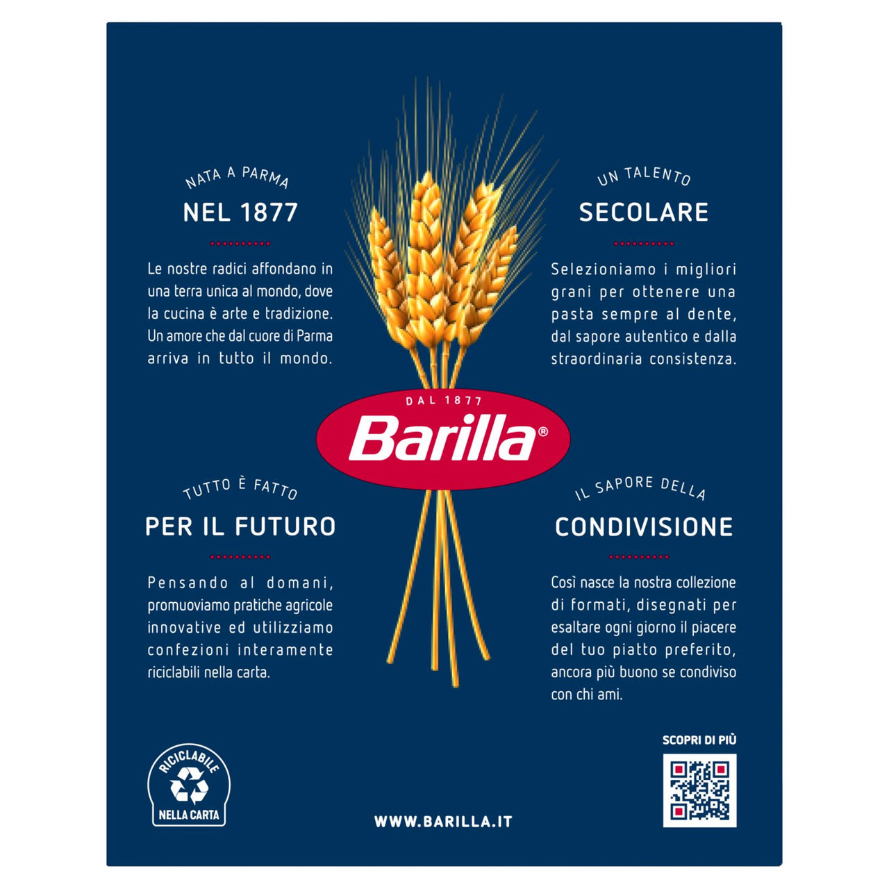 Barilla Pasta Penne Rigate n.73 500g