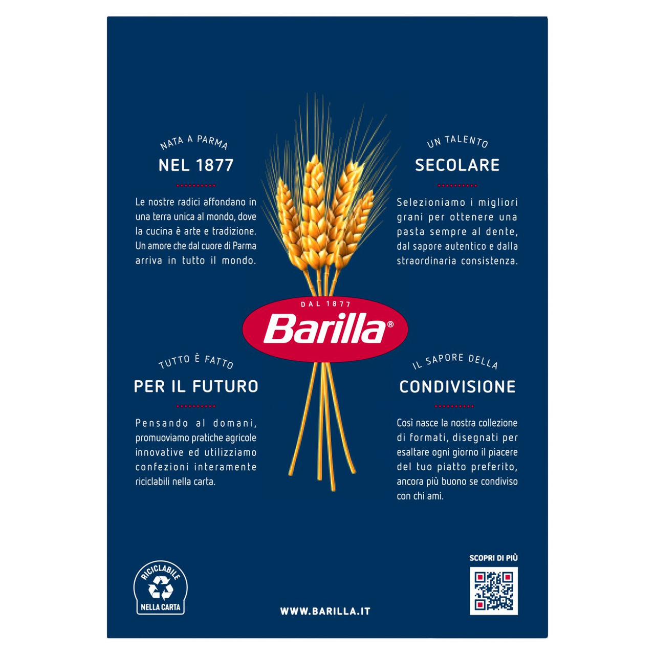 Barilla Pasta Tortiglioni n.83 500g