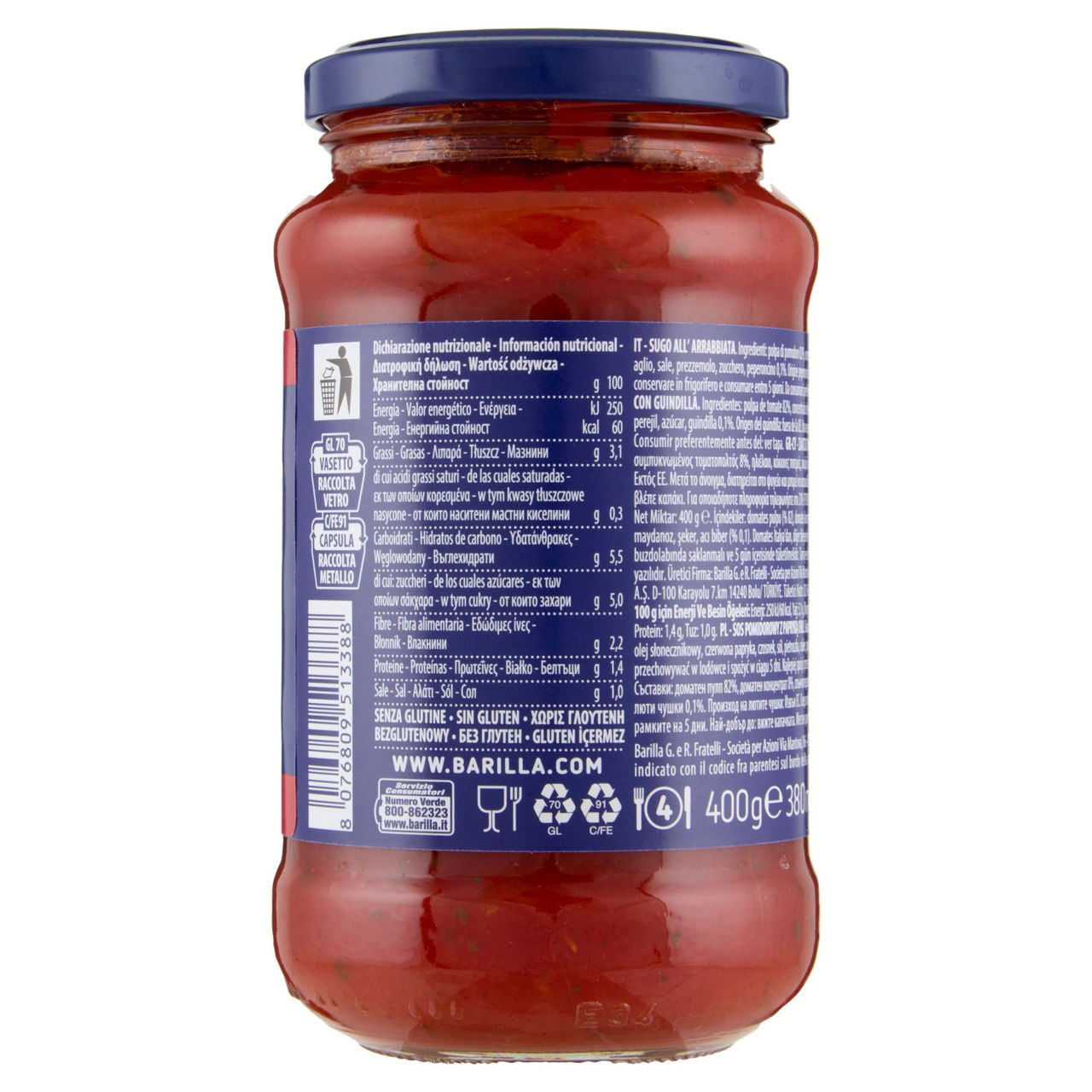 Barilla Sugo all'Arrabbiata 400 g