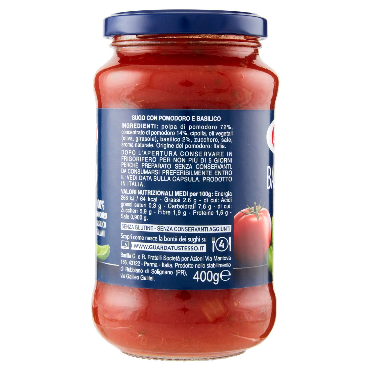 Barilla Sugo Pomodoro Basilico 400g online