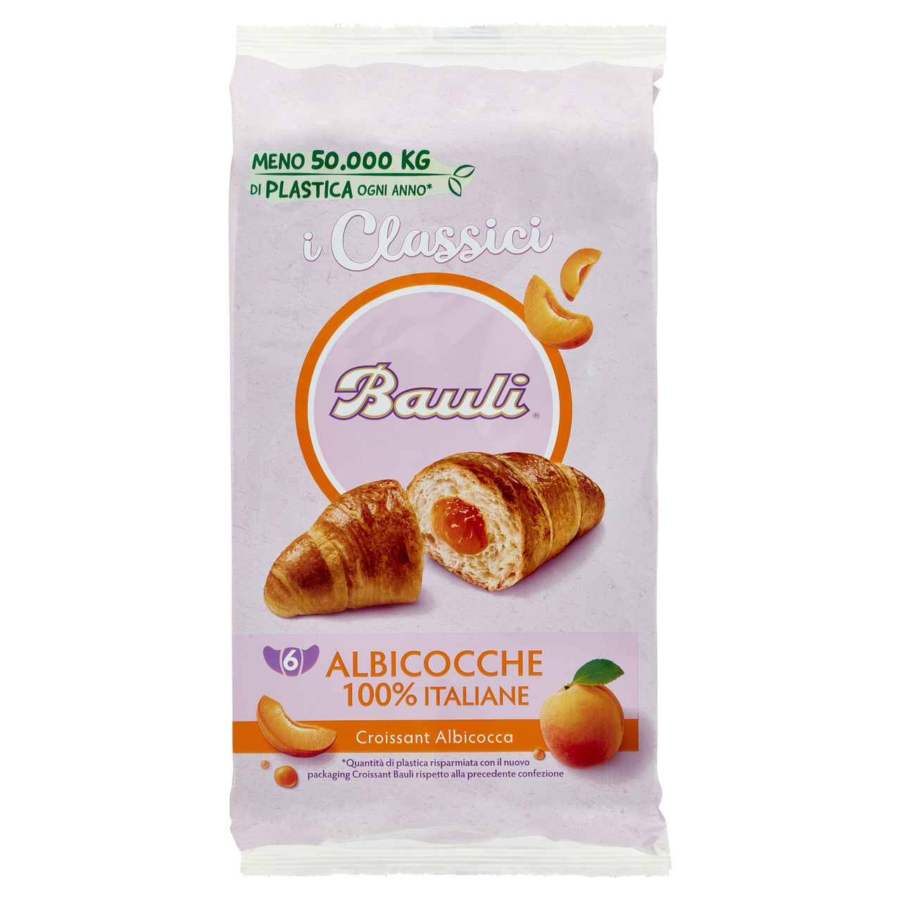 Bauli i Classici Croissant Albicocca 6 x 50 g