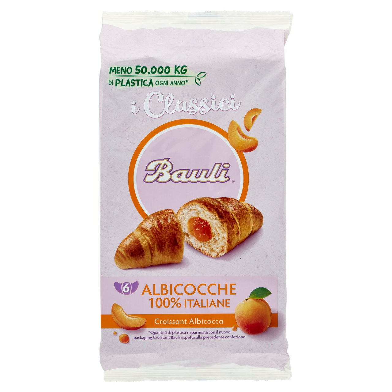 Bauli i Classici Croissant Albicocca 6 x 50 g