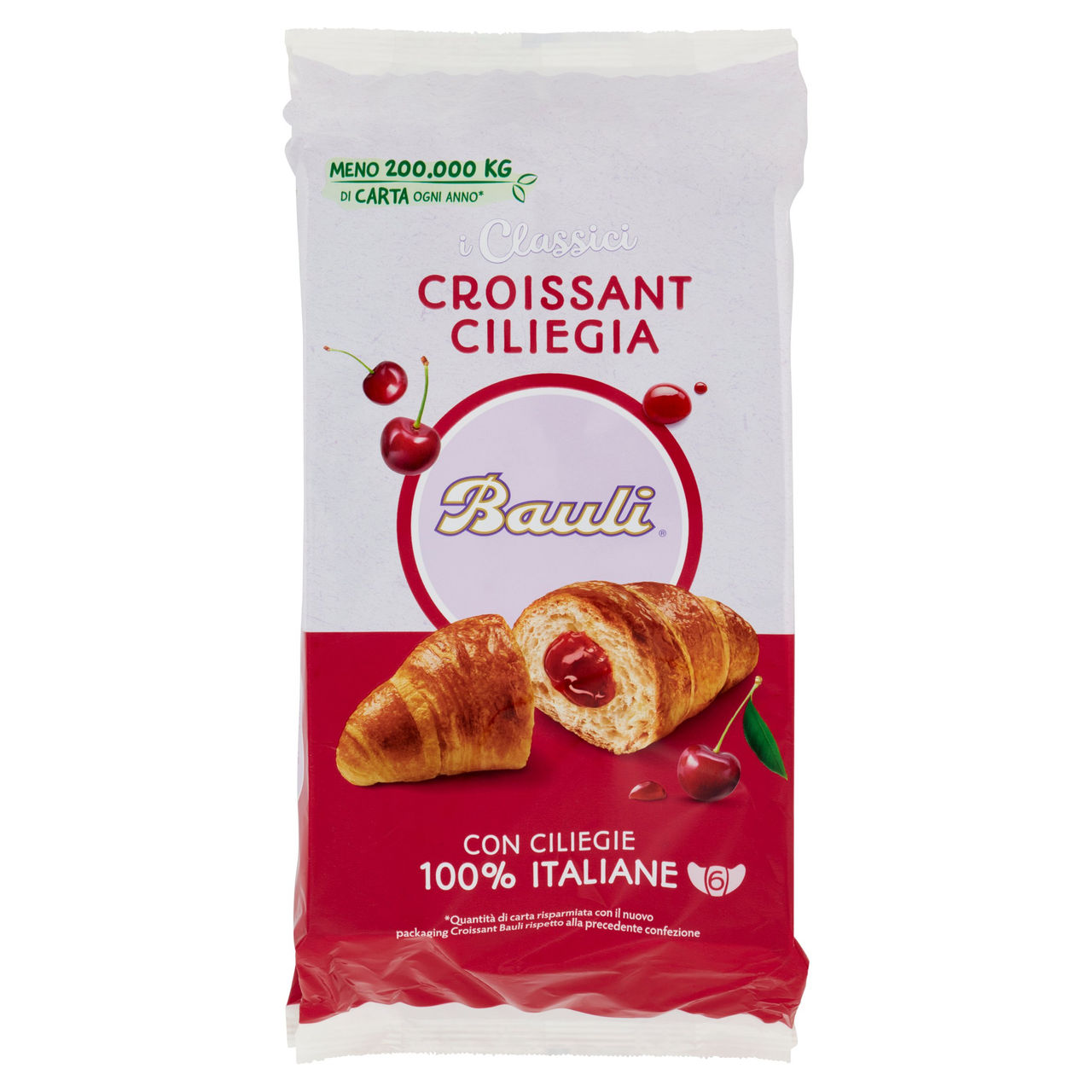 Bauli i Classici Croissant Ciliegia 6 x 50 g