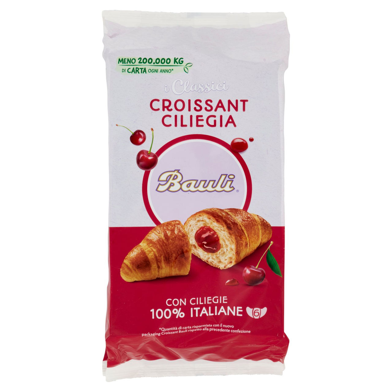 Bauli i Classici Croissant Ciliegia 6 x 50 g