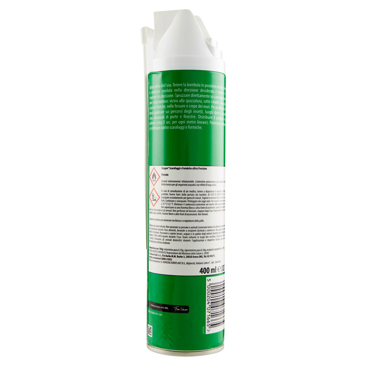 Baygon Spray Scarafaggi e Formiche eXtra precision 400 ml