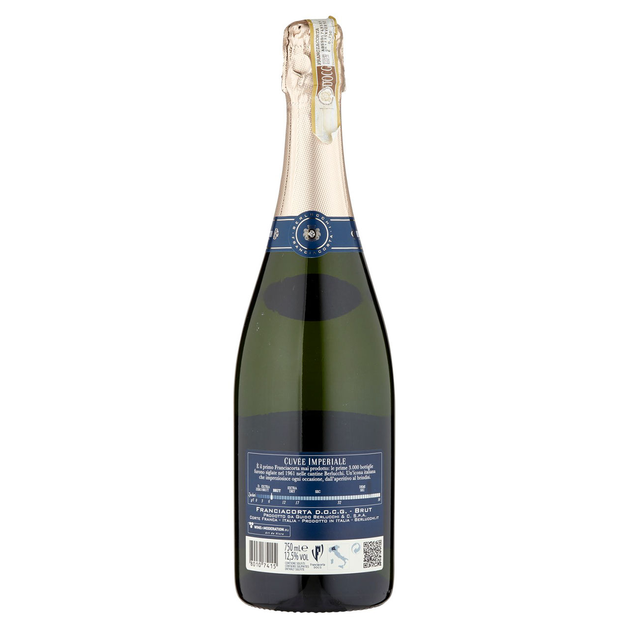 Berlucchi Cuvée Imperiale Franciacorta D.O.C.G. Brut 750 mL