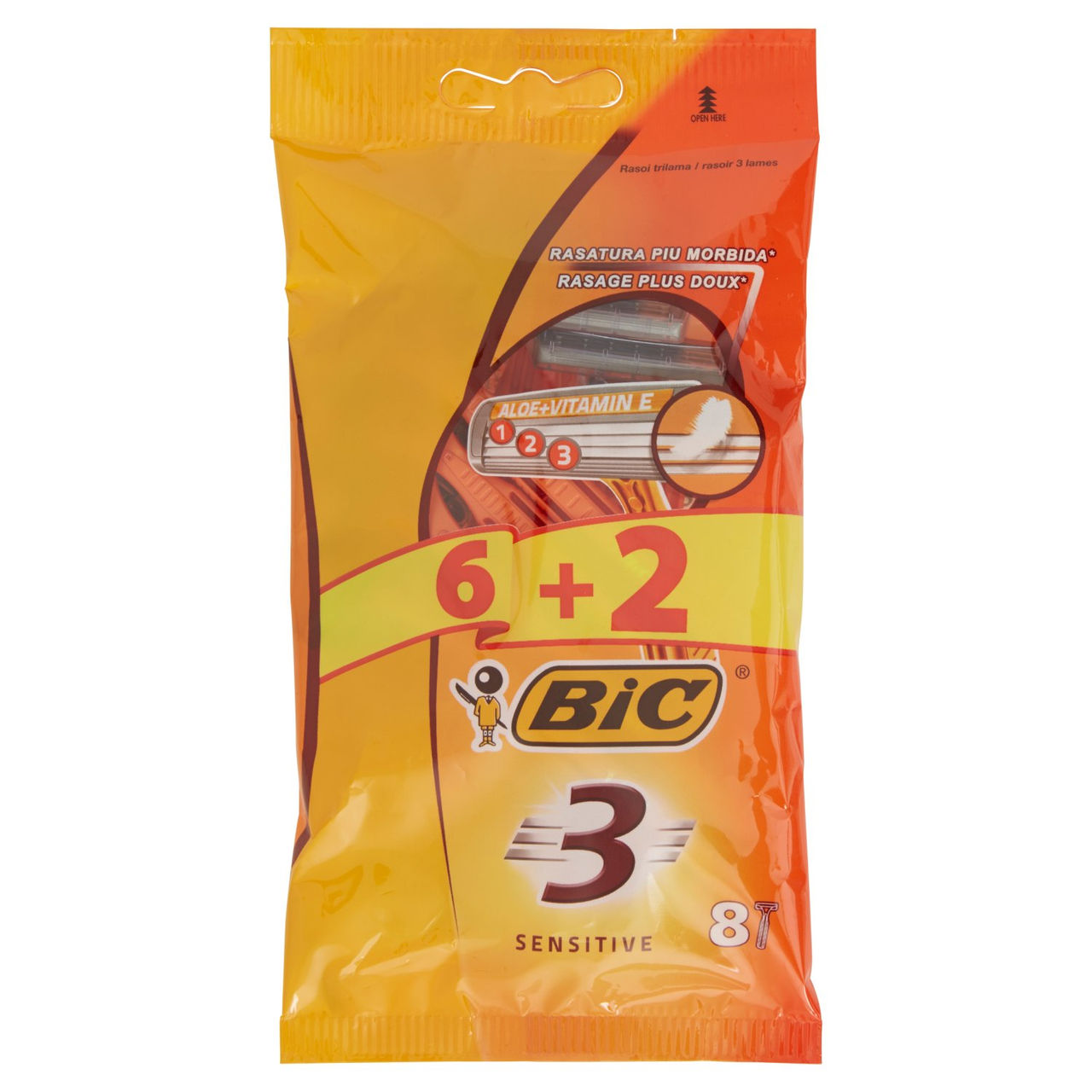 Bic 3 Sensitive 8 rasoi trilama