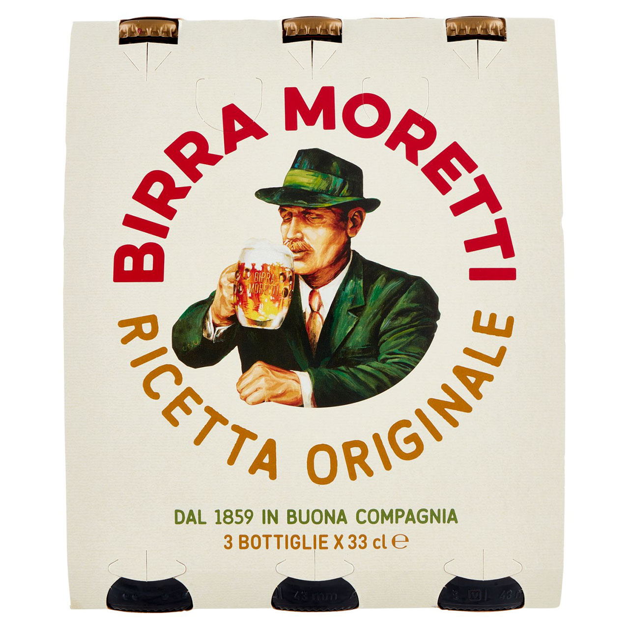 Birra Moretti Ricetta Originale 3 x 33 cl