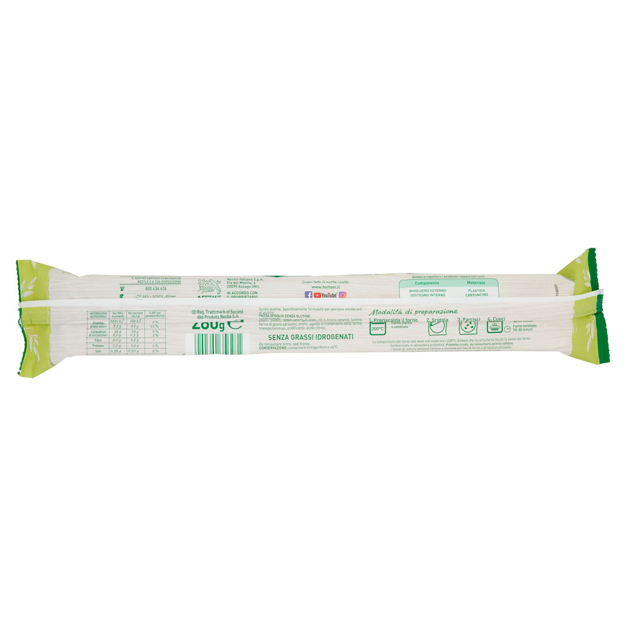 Pasta Sfoglia Buitoni Senza Glutine, Rotonda 280g