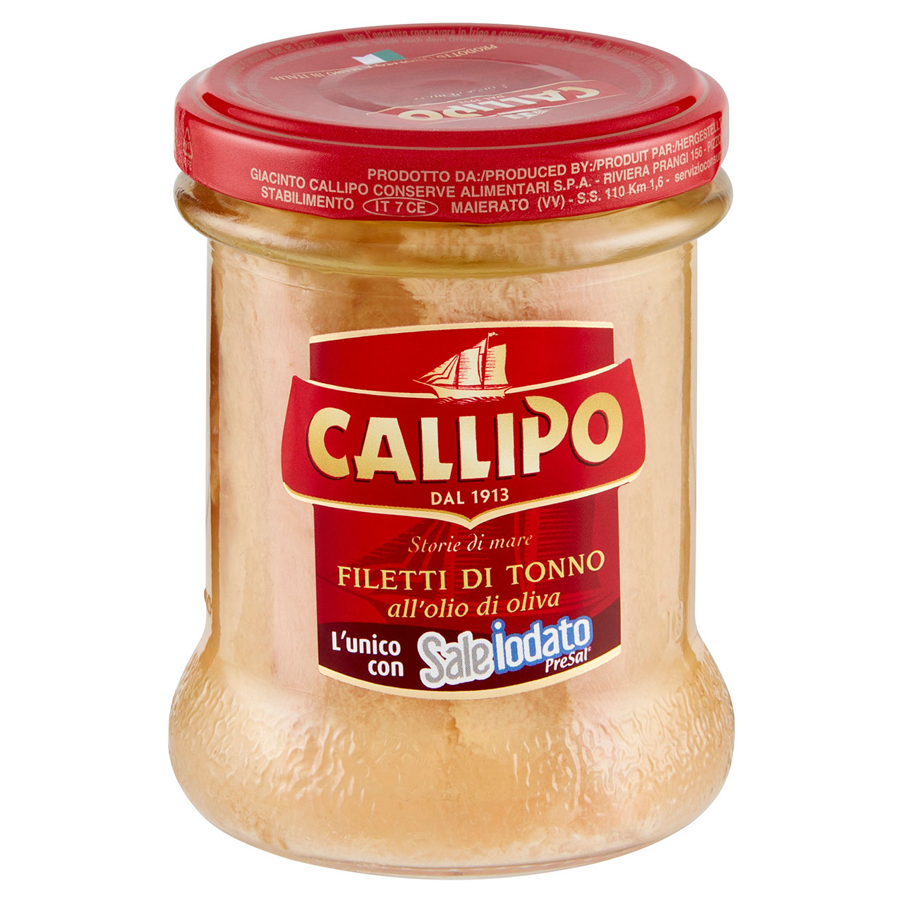 Callipo Filetti di Tonno all'olio di oliva 174 g