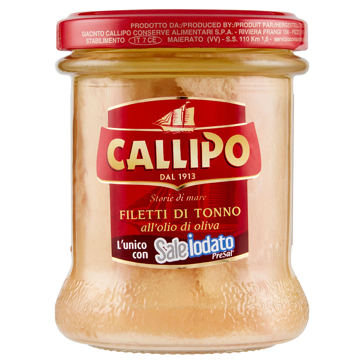 Callipo Filetti di Tonno all'olio di oliva 174 g