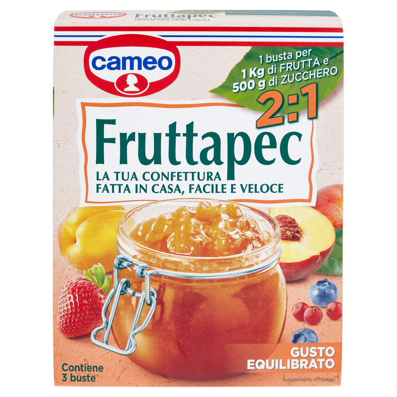 Cameo Fruttapec 2:1 Gusto Equilibrato 3 x 25 g