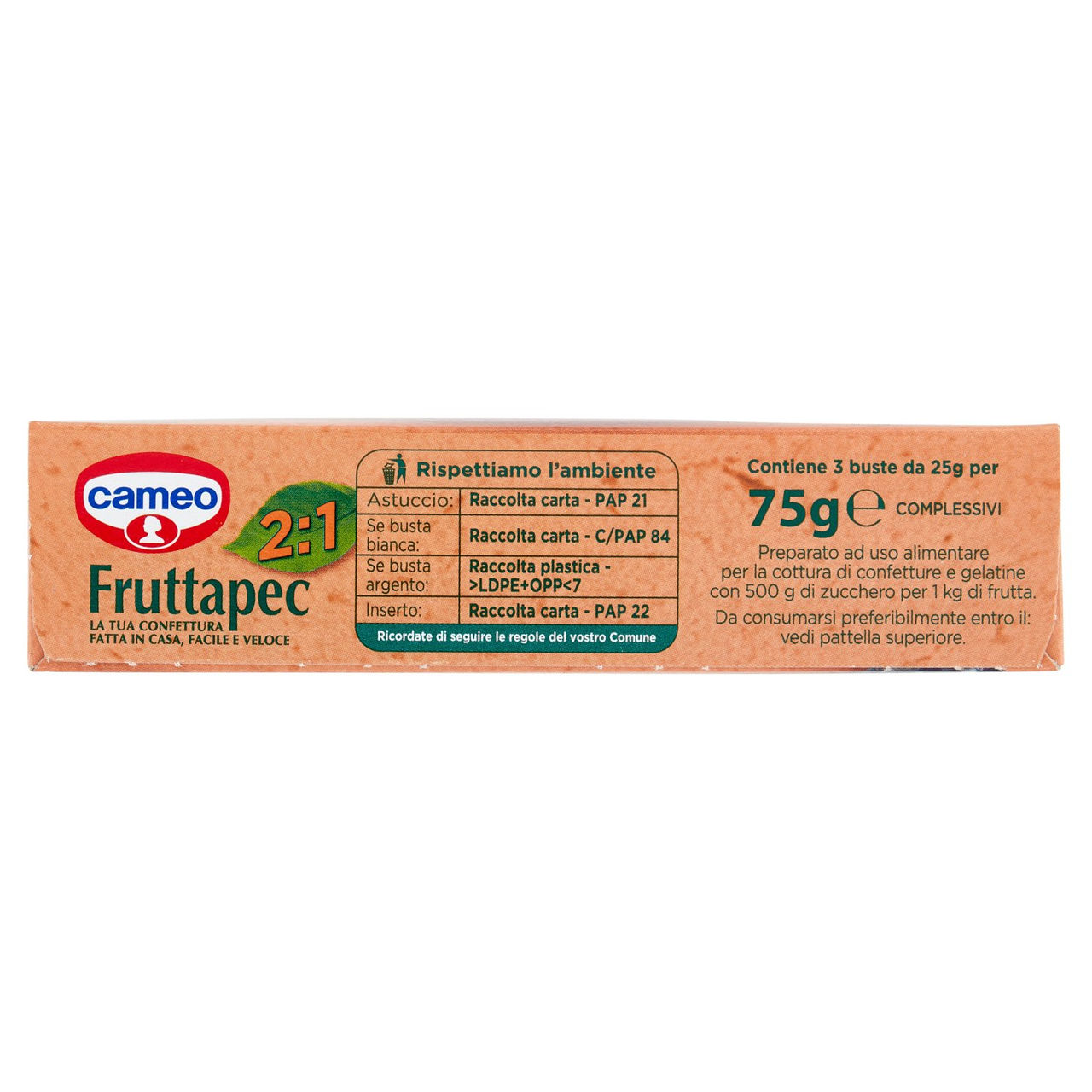 Cameo Fruttapec 2:1 Gusto Equilibrato 3 x 25 g