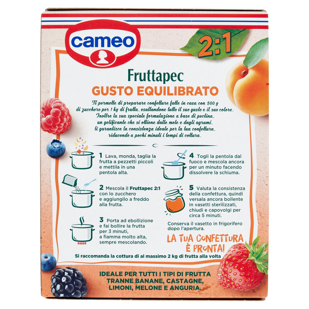 Cameo Fruttapec 2:1 Gusto Equilibrato 3 x 25 g