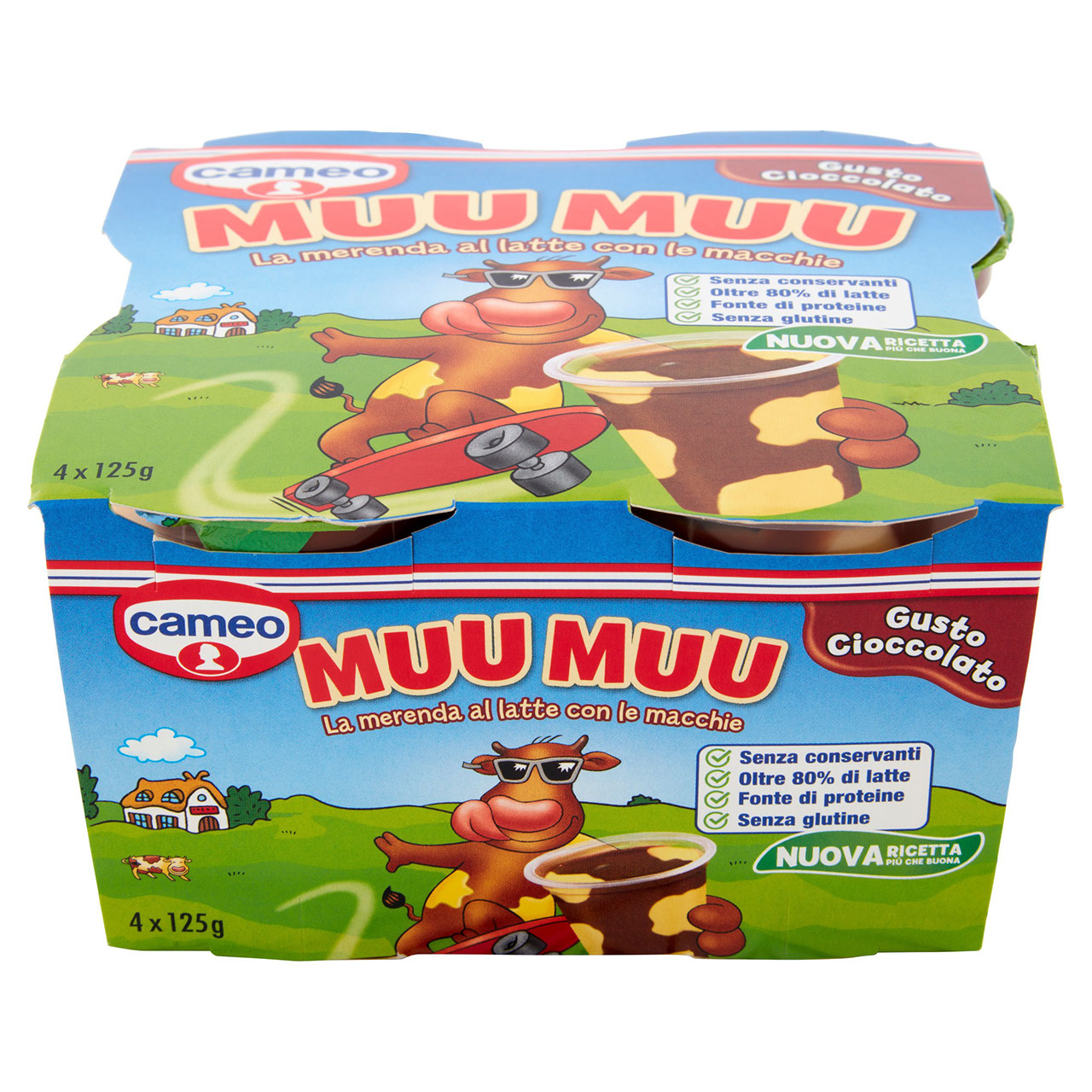 cameo Muu Muu Gusto Cioccolato 4 x 125 g