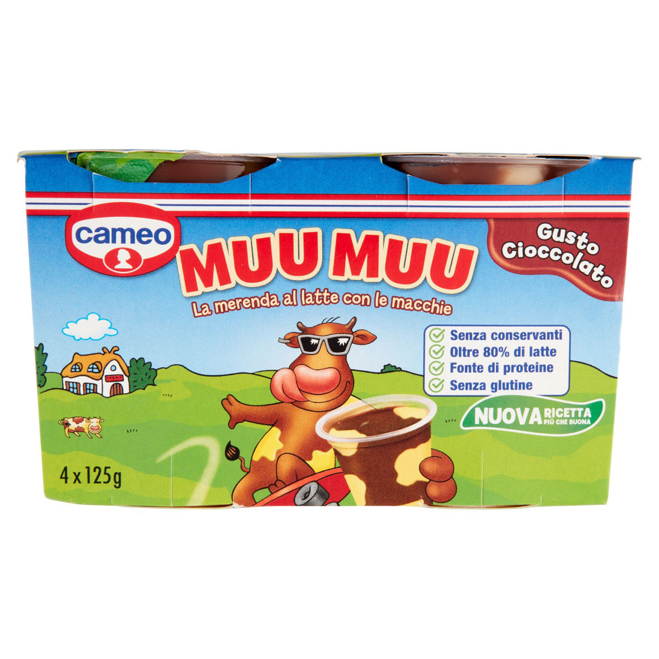 cameo Muu Muu Gusto Cioccolato 4 x 125 g