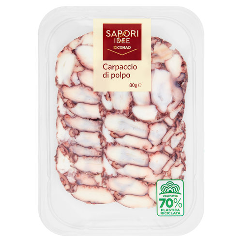 Carpaccio di polpo 80 g Sapori & Idee Conad