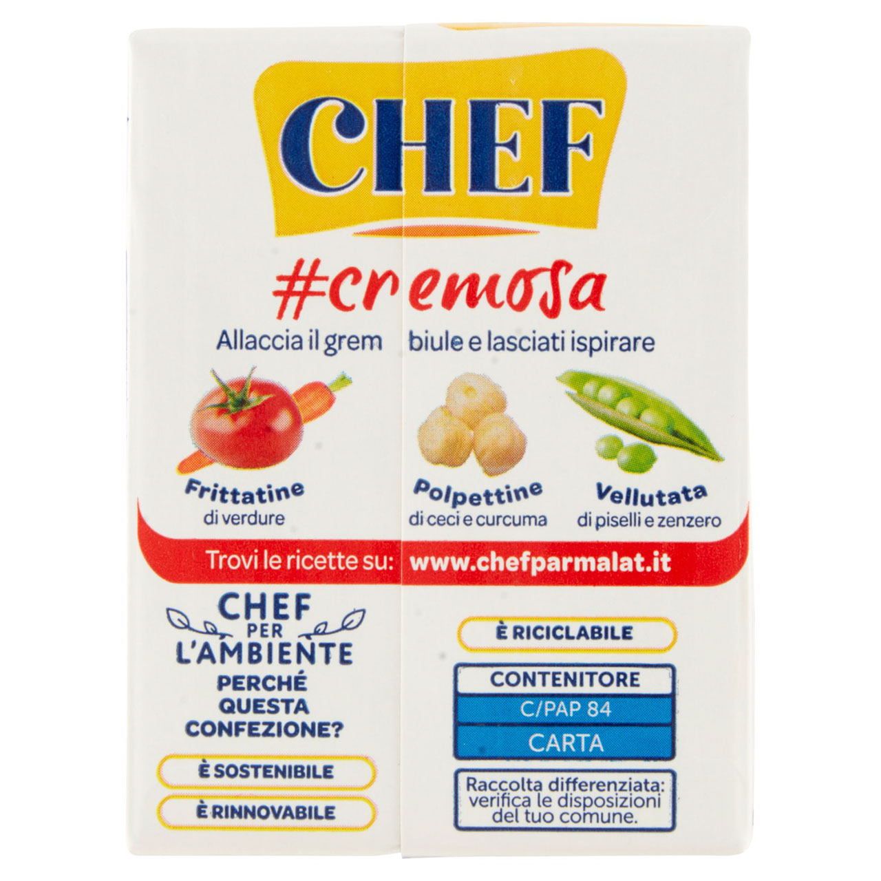 Chef Panna 200 ml in vendita online