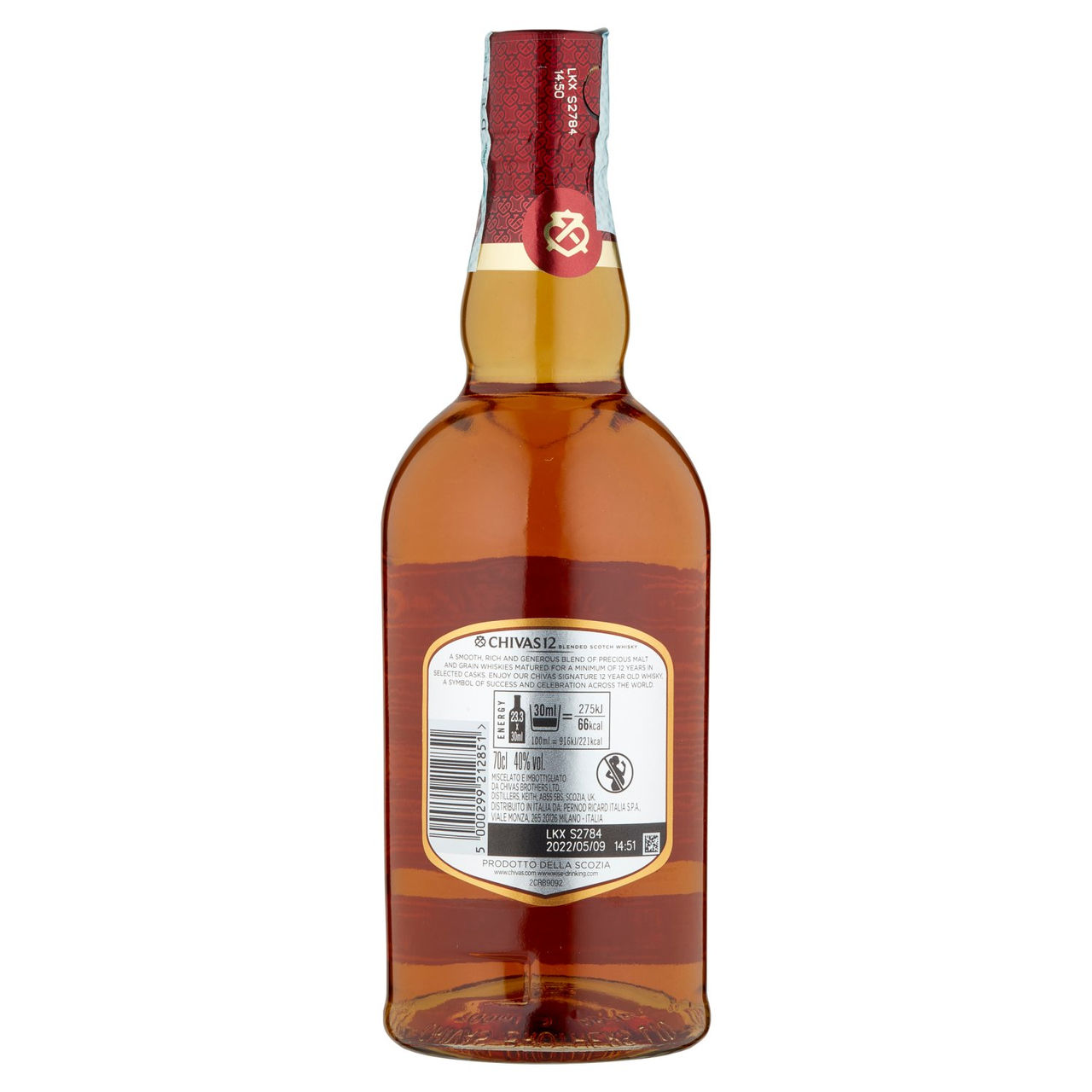 Chivas Regal Blended Scotch Whisky Aged 12 Years 70 cl