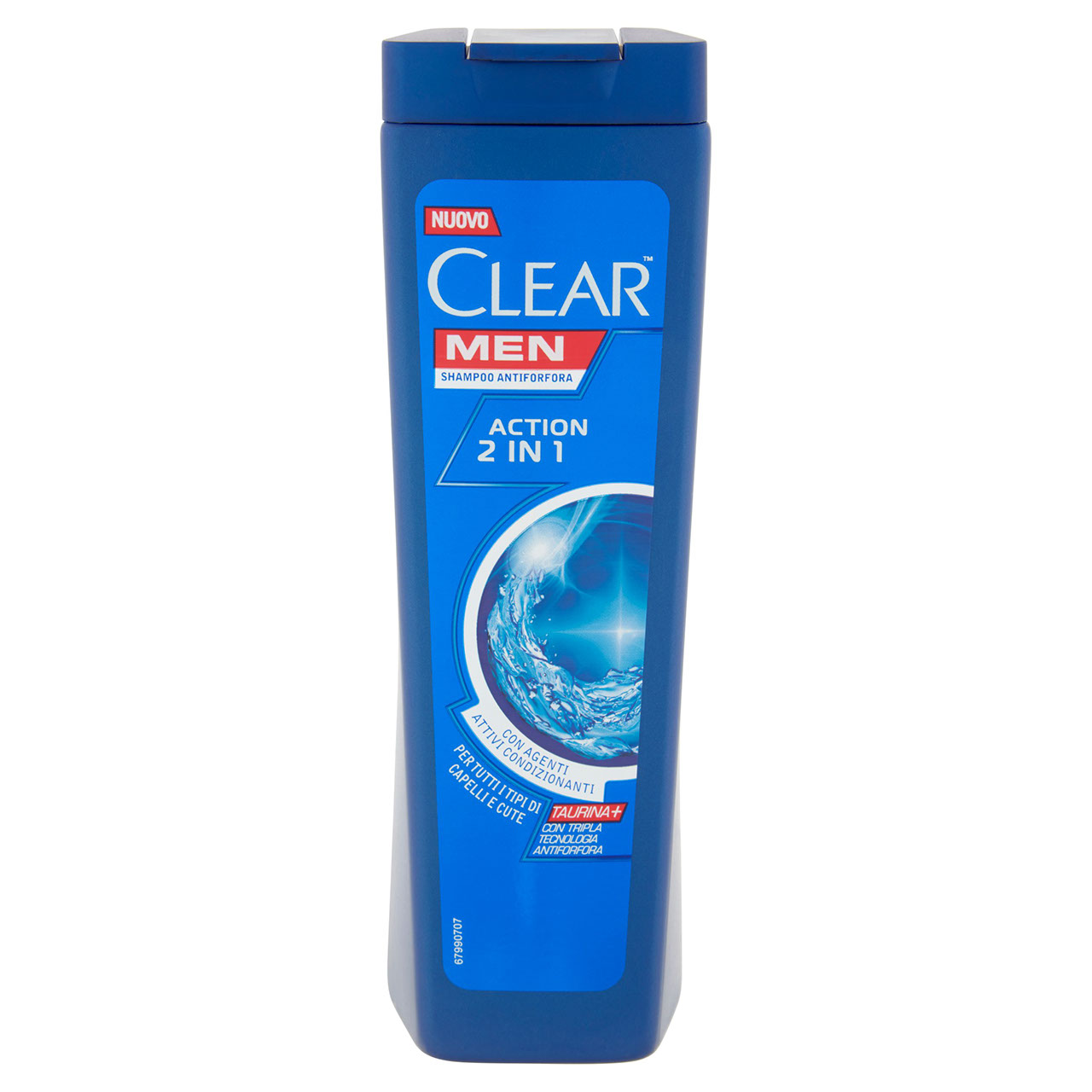 Clear Men Shampoo Antiforfora Action 2 in 1 per Tutti i Tipi di Capelli e Cute 225 ml