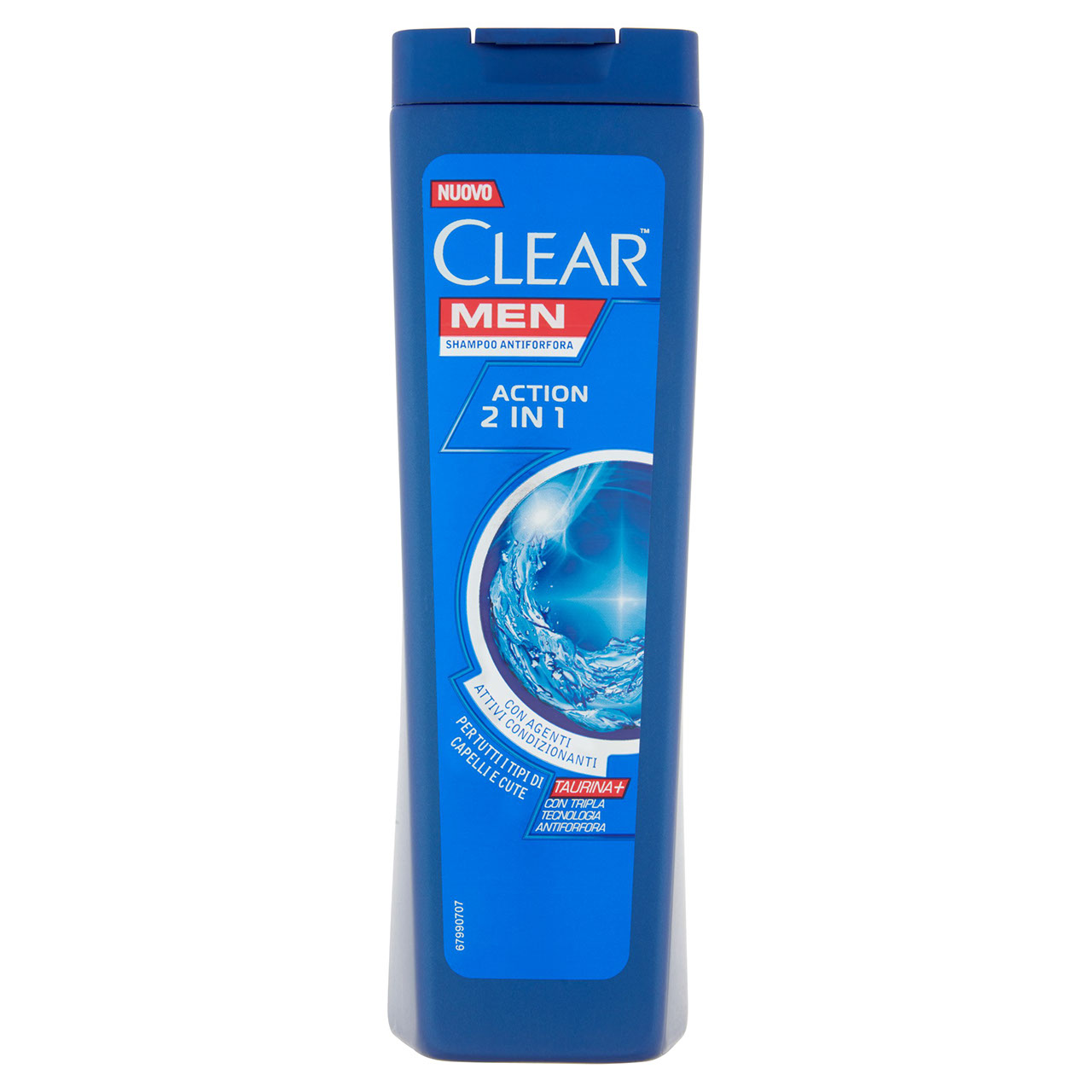 Clear Men Shampoo Antiforfora Action 2 in 1 per Tutti i Tipi di Capelli e Cute 225 ml