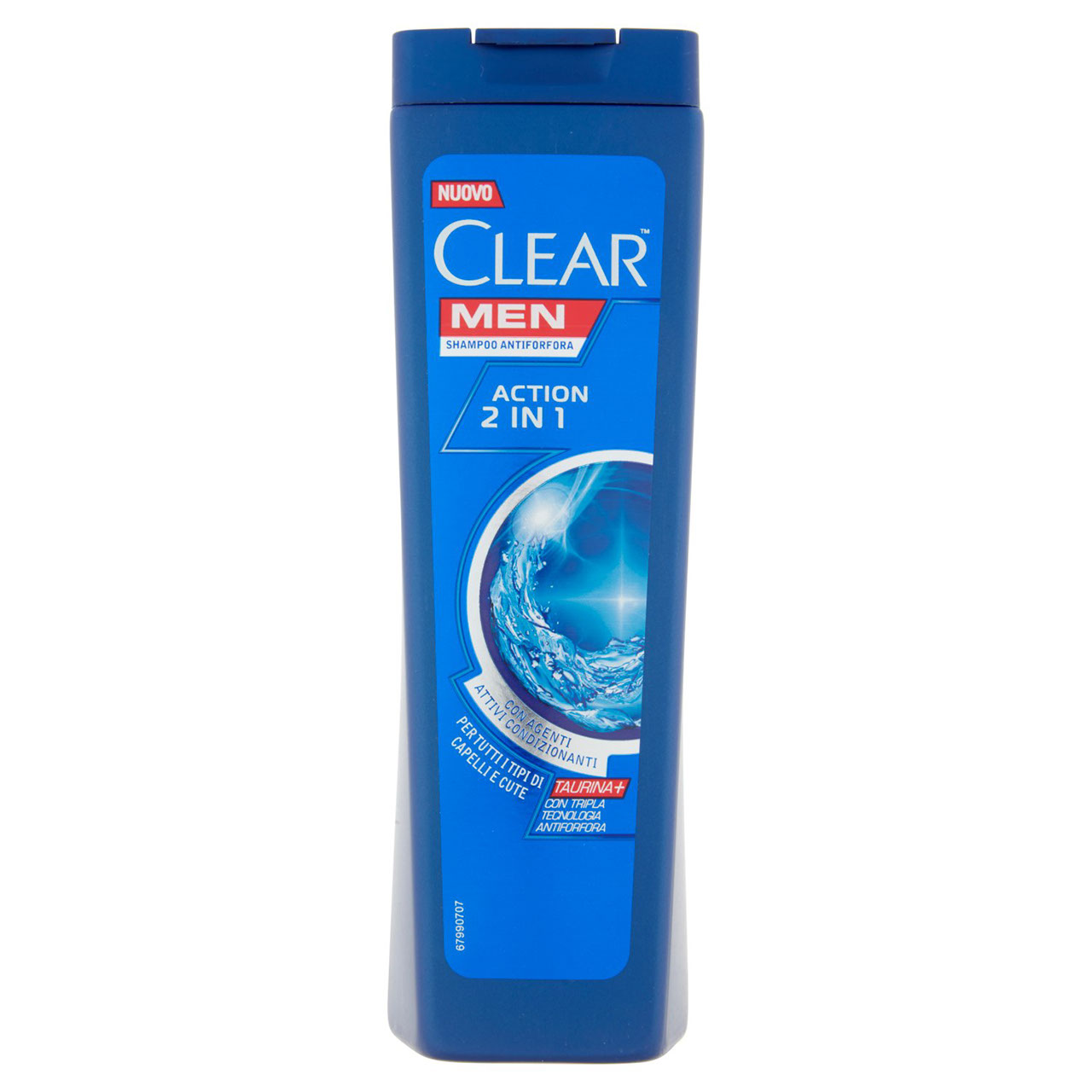 Clear Men Shampoo Antiforfora Action 2 in 1 per Tutti i Tipi di Capelli e Cute 225 ml