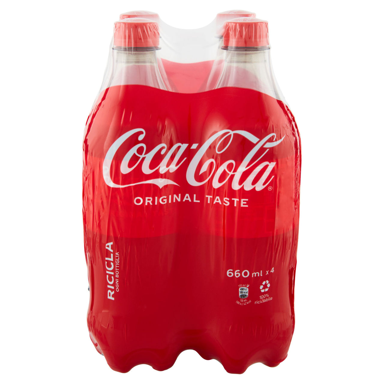 COCA-COLA Original Taste PET 4 x 660 ml