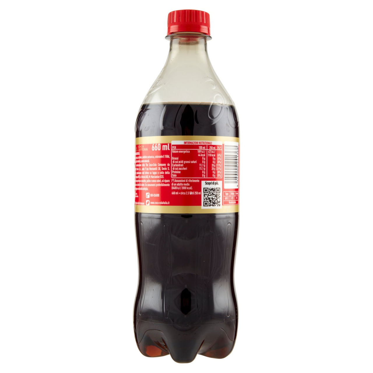 Coca-Cola Senza Caffeina Bottiglia in PET 660 ml