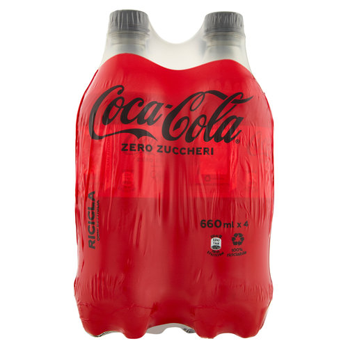 Coca-Cola Zero PET 4 x 66 cl