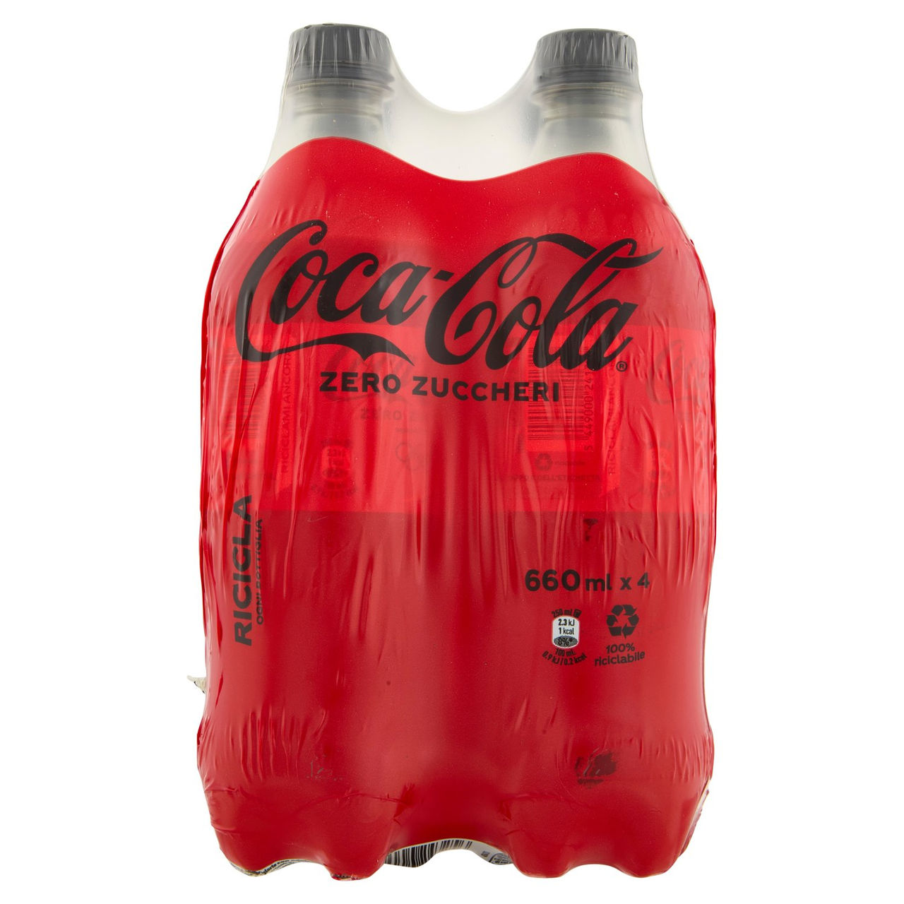 Coca-Cola Zero PET 4 x 66 cl